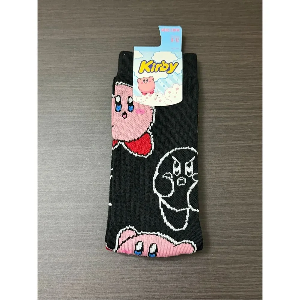 Nintendo Kirby Stars Allover Print Crew Socks